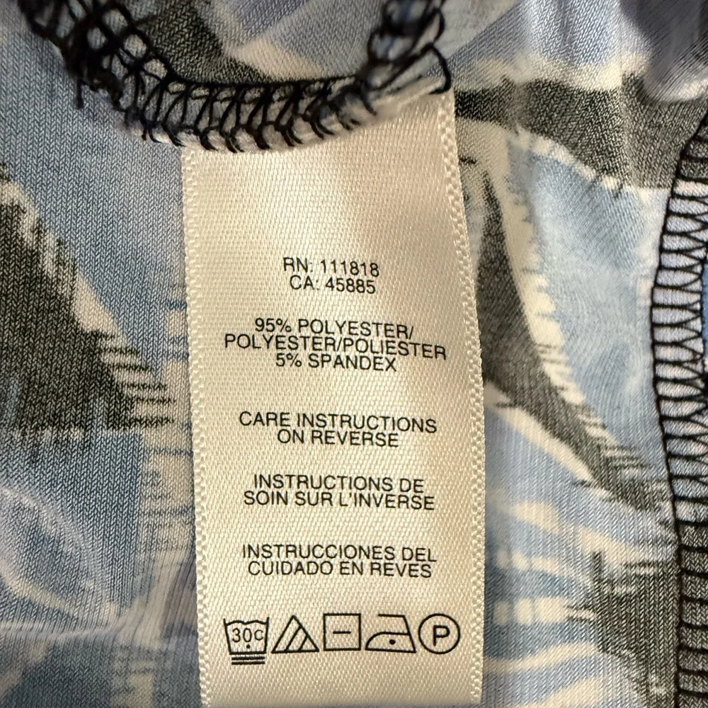 MICHAEL Michael Kors Blue and Black Geometric Midi Dress Size XS - Picture 7 of 7